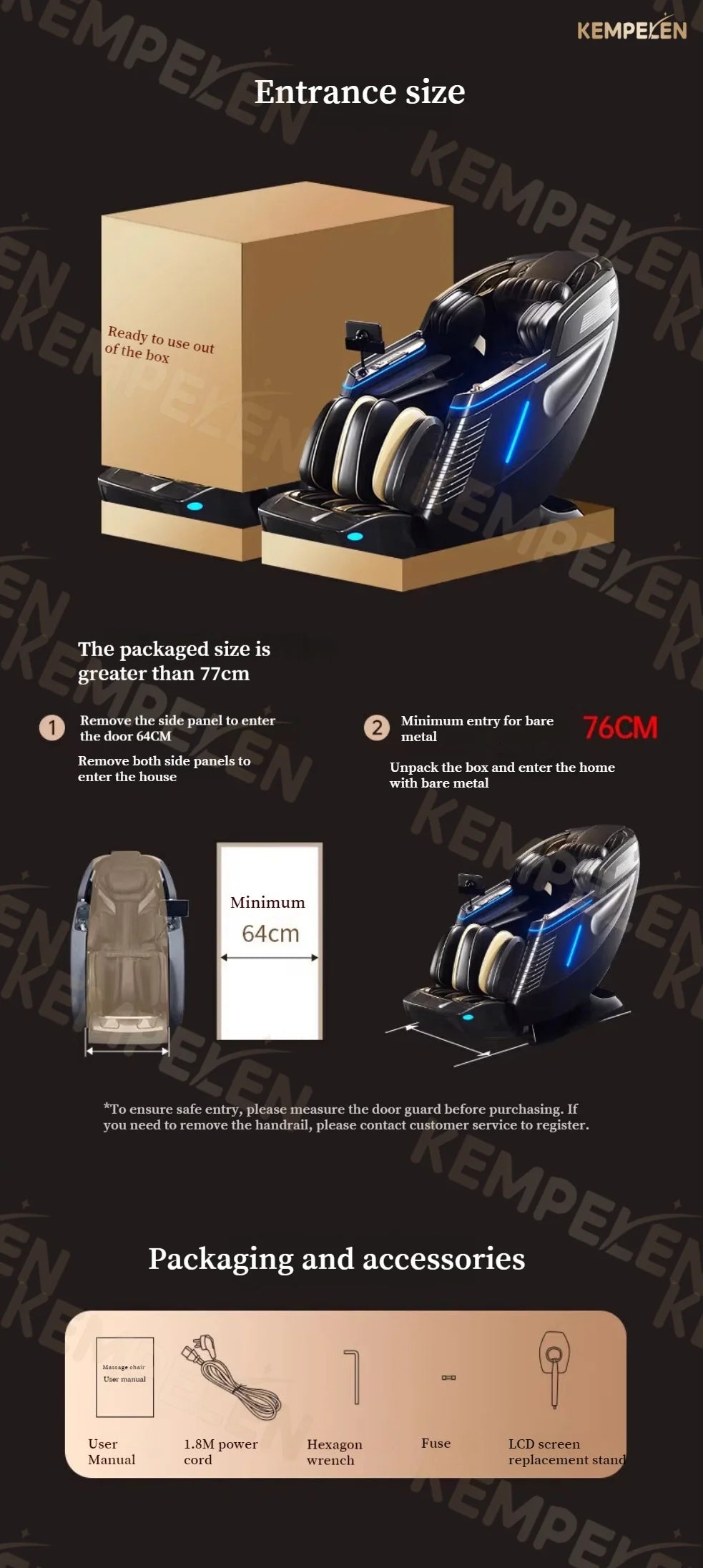 Dual-Core 4-Hand Massage Chair – Full Body Airbag Wrap, Optical Body Scan, Extended SL Track, Deep Leg & Foot Massage