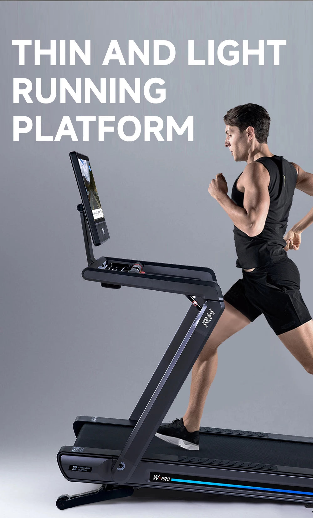 RH Home Fitness Adjustable Silent Foldable & Multifunction Treadmill Indoor Treadmill for Gym