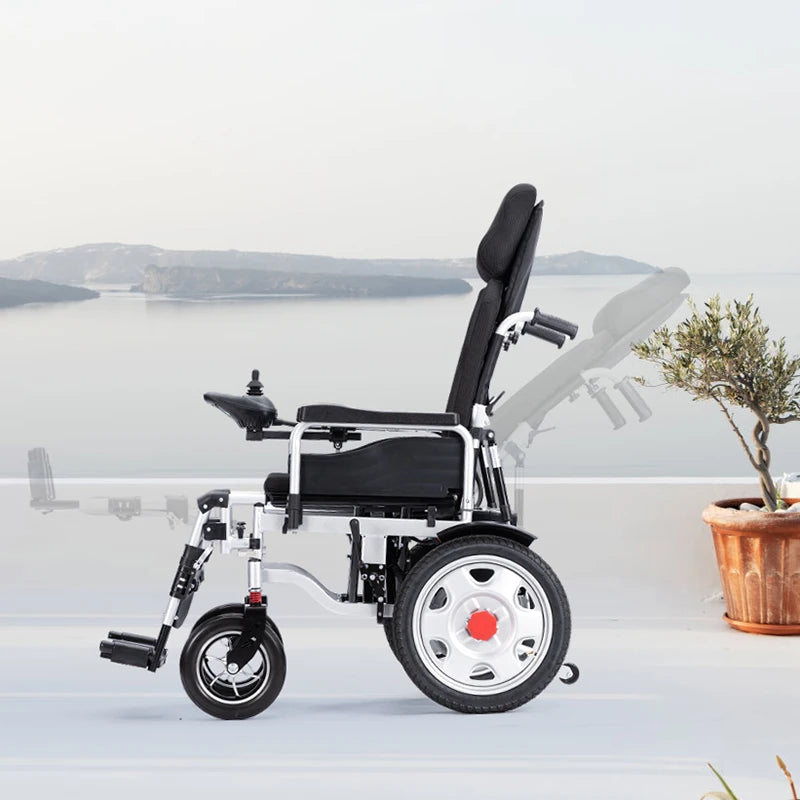 Electric wheelchair front drive automatic intelligent folding lightweight elderly disabled walking assistance Electric wheelchai
