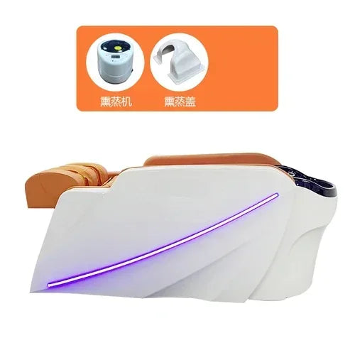 M178 Automatisches intelligentes elektrisches Massage-Shampoo-Bett für Friseursalons, spezielles Wasserzirkulations-Haarpflegebett