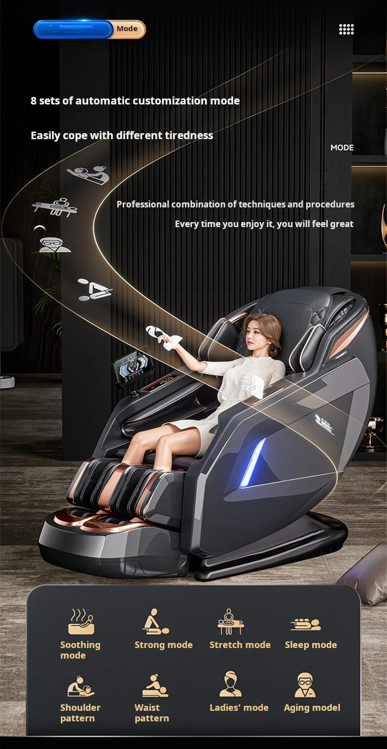 Electric 4d 3d zero Gravity Full Body Stretching Massage Chair Full Body Massager Price