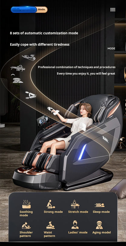 Electric 4d 3d zero Gravity Full Body Stretching Massage Chair Full Body Massager Price