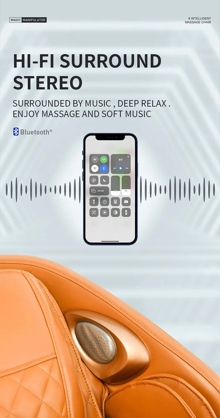Massage Chair Luxury 5d Zero High-End Luxury Full Body 8D Zero Gravity Home Massage Chair Electric Stretching Features