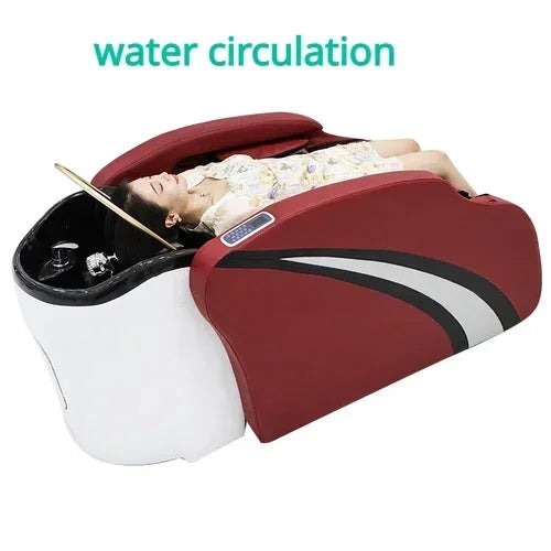 M178 Automatisches intelligentes elektrisches Massage-Shampoo-Bett für Friseursalons, spezielles Wasserzirkulations-Haarpflegebett