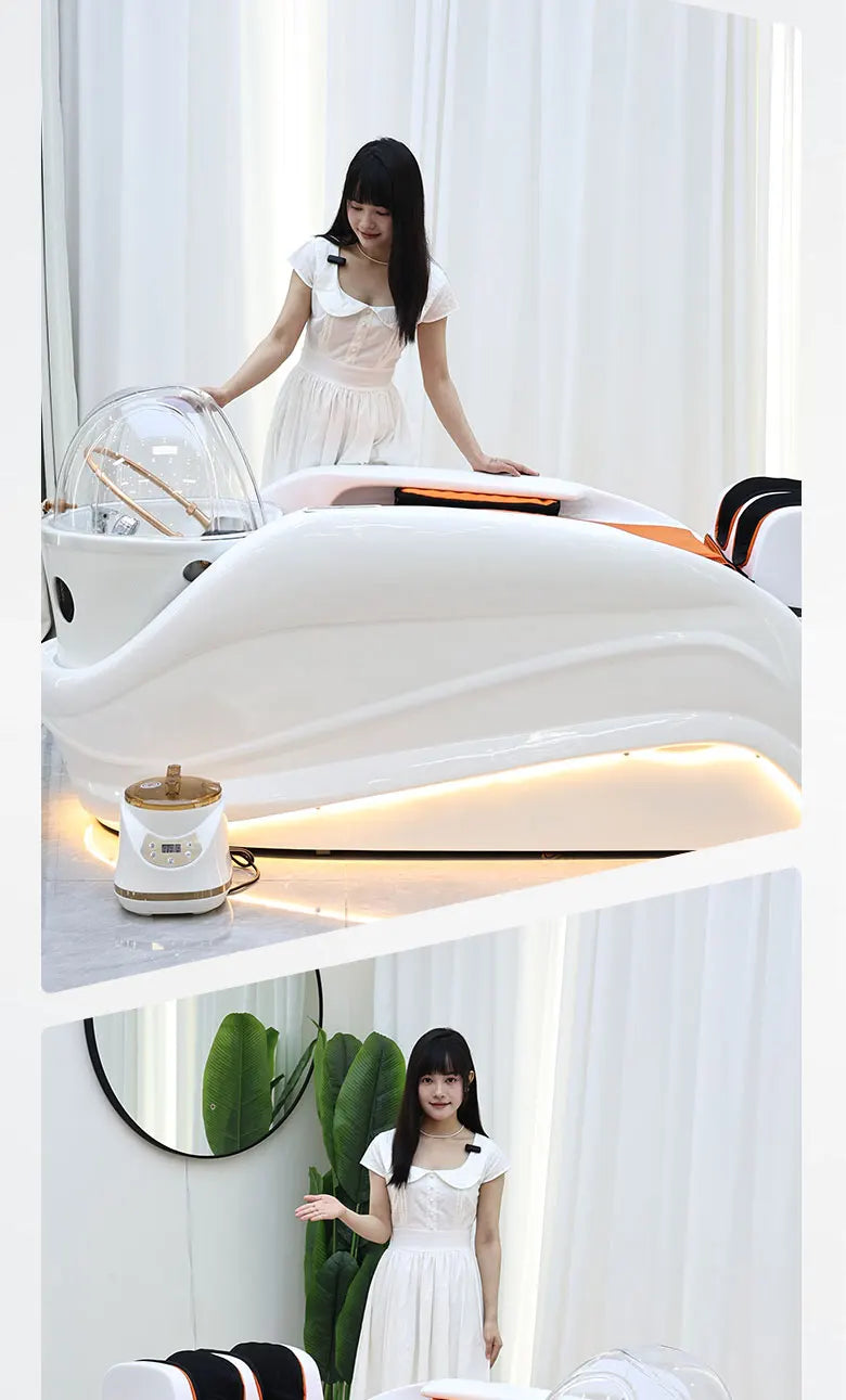M45 Professional salon furniture hair wash facial nursing reclining head spa electric shampoo massage bed