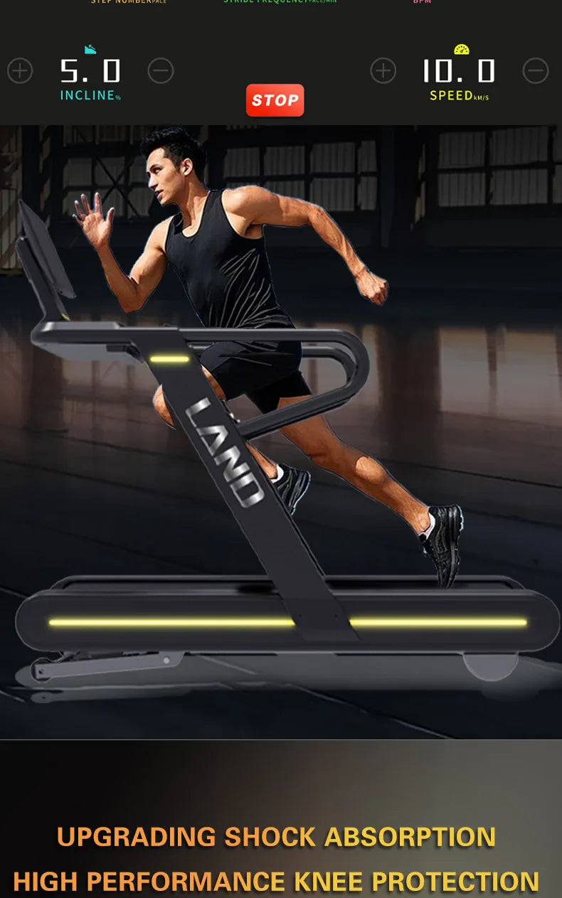 2025 Neues Design Kommerzielles Laufband Cardio-Trainingsgeräte Fitnessstudio Spiegel-Laufband für Bodybuilding