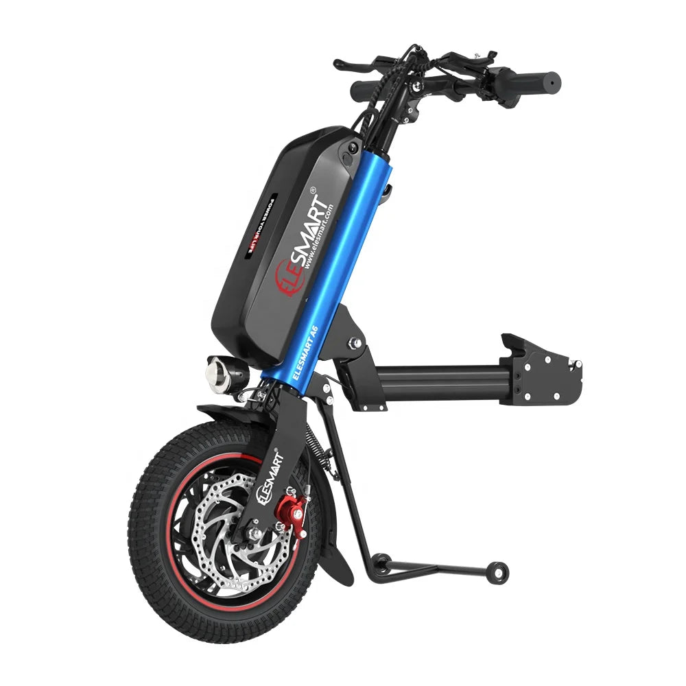 Handcycle électrique léger et attachable 12,8 Ah 500 W pour le sport/pliable