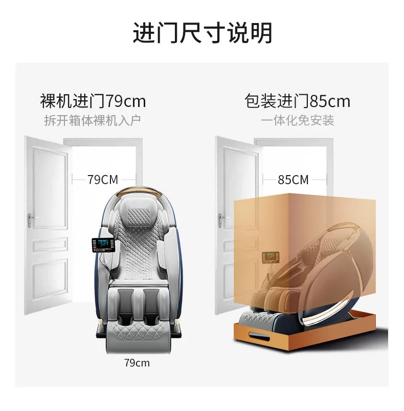 Asmt56 Smart-Massagesessel, vollautomatischer Luxus-Weltraumkapsel-Multifunktionssessel für Zuhause