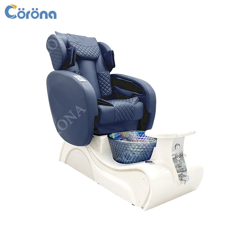 Professional No Plumbing Luxury Foot Spa Pedicure Chair With Massage