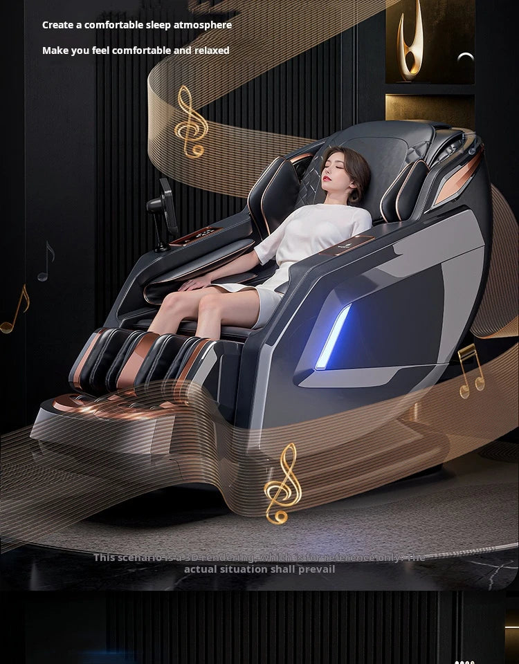 4D SL-Track Zero Gravity Full Body Air Massage Chair Luxury Electric Massager Sofa with 3 Year Warranty for Home