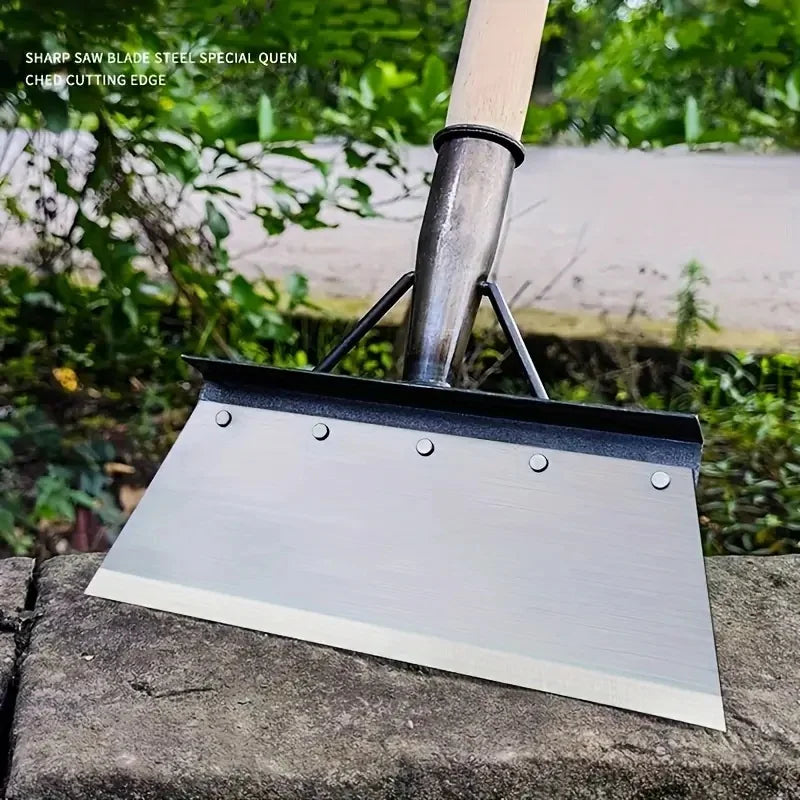 Pelle de désherbage et de bordure en métal robuste |   Outil de jardin multi-usage pour couper, glace, nettoyage, manuel, résistant à la rouille