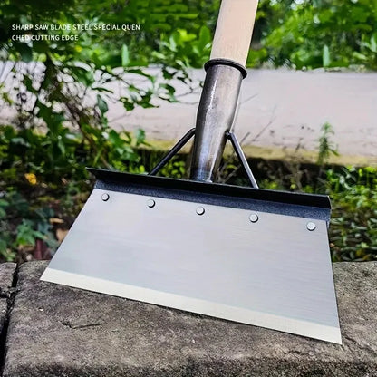 Pelle de désherbage et de bordure en métal robuste |   Outil de jardin multi-usage pour couper, glace, nettoyage, manuel, résistant à la rouille