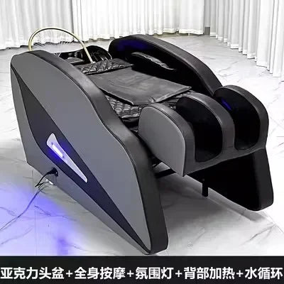 Automatic Smart Electric Massage Shampoo Bed Top Grade Beauty Salon Massage Table Comfort Artifact Salon Furniture Silla FYSC