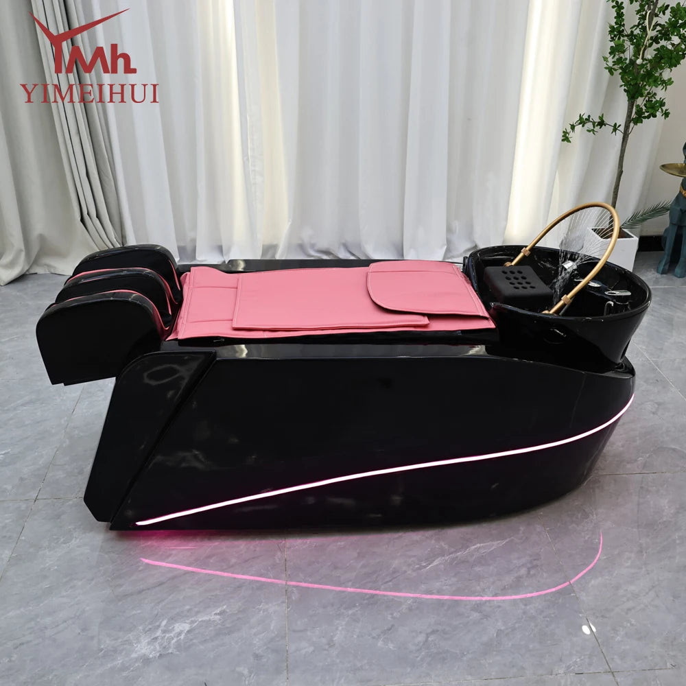 Kopf-Gesichts-Spa-Bett Luxus-Saloneinrichtung Kopf-Spa Haarwäsche Thai Kopf-Spa Massage Zirkulation Elektrisch