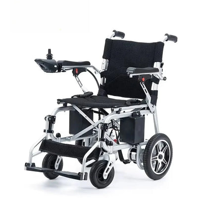 High quality iron frame left and right foldable electric wheelchair