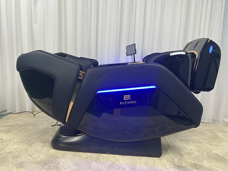 Großhandel Zero-Gravity-Elektrischer Massagesessel mit 4D-SL-Führung Manipulator Kneten Extrusion Schaben zur Linderung von Körper, Füßen, Armen