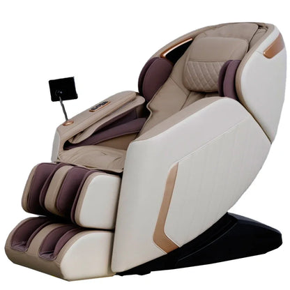 2021 4D Massagesessel Schwerelosigkeit schwarz mit Wadenmassage