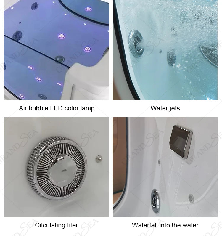 Top 1002 Baby Spa Bath Freestanding Acrylic Jet Spa Bath