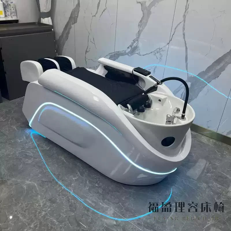 LTT electric smart shampoo bed barber shop hair shop semi-automatic flushing bed