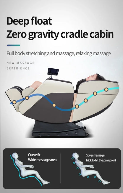 Factory Wholesale High Quality Cheap 3D 4D 8D Full Body Zero Gravity Home Use Massage Chair With Foot Massage