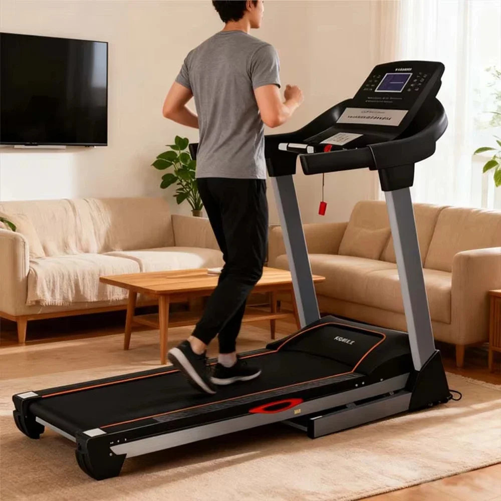 Portable Electric Foldable Treadmill with LCD Screen for Home Use Space-Saving Design Indoor Exercise & Fitness Equipment
