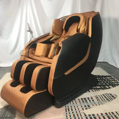 Luxury Portable Massage Chair, Zero Gravity Full Body with Foot Rollers & Music | Electric Relaxation & Entertainment System
