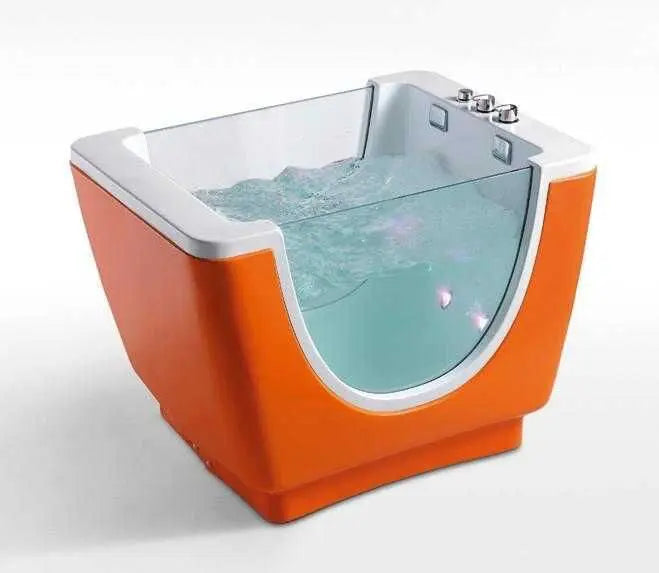 Colour Acrylic air Bubble  whirlpool Baby Bathtub Massage Children Bath