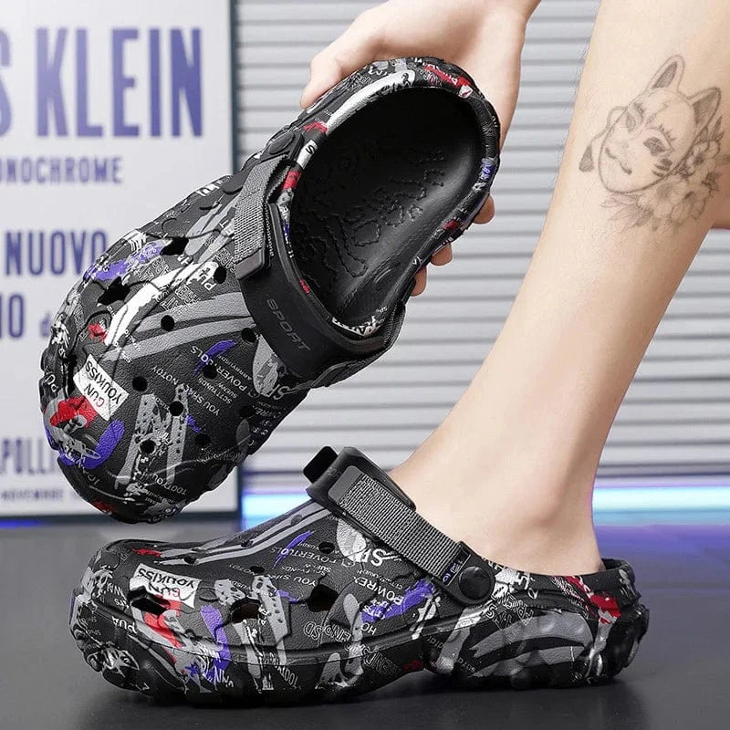 Summer Men Aqua Shoes – EVA Outdoor Water Clogs, Beach Sandals &amp; Fashion Comfort Slippers