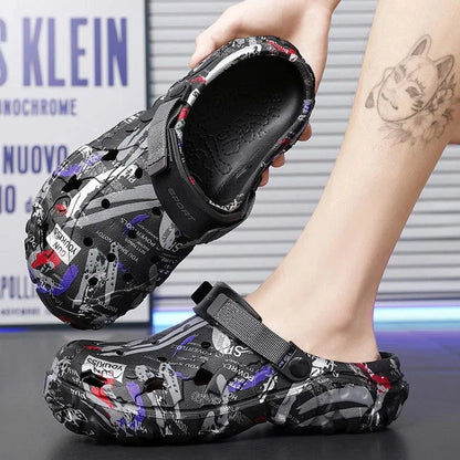 Summer Men Aqua Shoes – EVA Outdoor Water Clogs, Beach Sandals &amp; Fashion Comfort Slippers