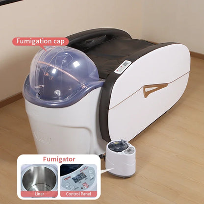 Fabrik Salon Möbel Friseurladen Elektrisches Massagebett Japanisches Kopf-Spa-Bett Wasserzirkulation Automatisches Massage-Shampoo-Bett