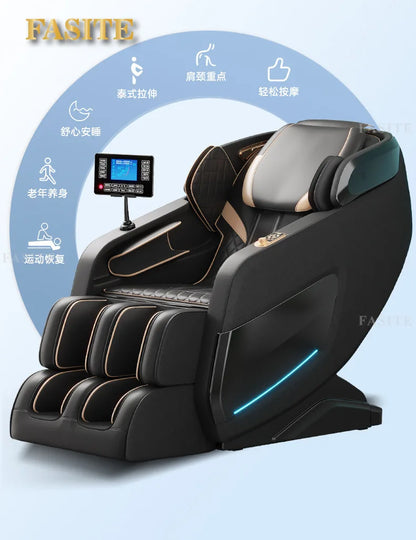 Massagesessel Haushalt Ganzkörper-Multifunktions-Automatik Zero Gravity Raumkapsel-Fach elektrische Führungsschiene