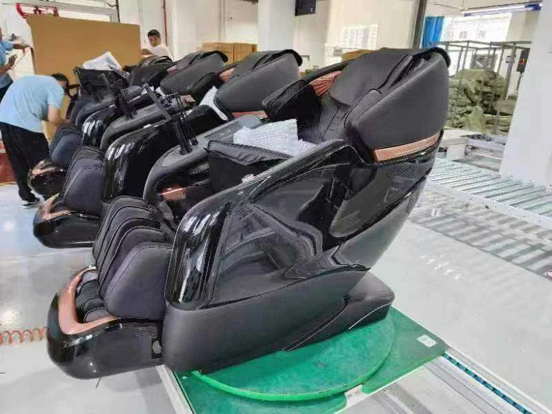 Fauteuil de massage de luxe SL avec bras robotisé, intelligence artificielle vocale automatique et fonction gravité zéro