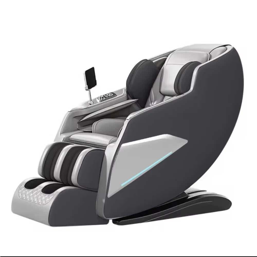 Weißer Luxus Bürostuhl Zuhause 4D SL-Schienen-Massagesessel mit Schwerelosigkeitsfunktion