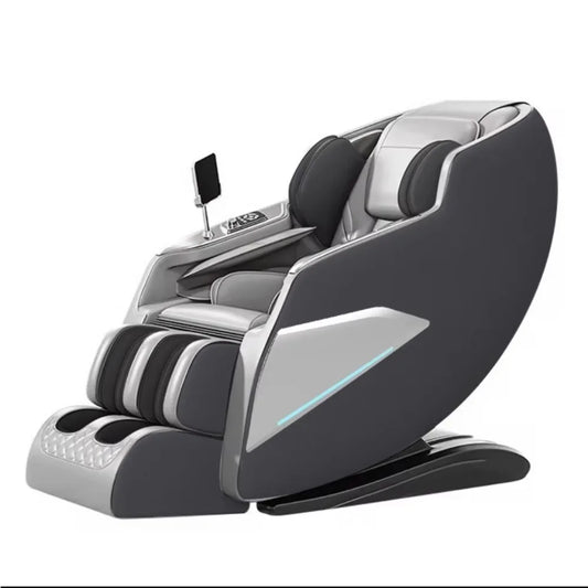 Weißer Luxus Bürostuhl Zuhause 4D SL-Schienen-Massagesessel mit Schwerelosigkeitsfunktion