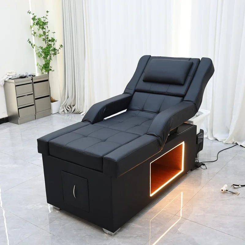 Multi-function Salon Head Spa Electric Massage Shampoo Bed Head Spa Thai Physiotherapy and Foot Spa Pedicure Chair