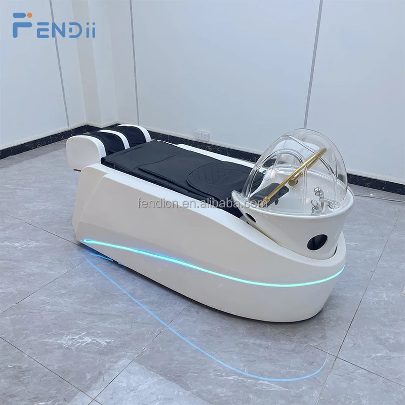 Ganzkörpermassage-Haar-Spa-Elektro-Wasserkreislauf-Shampoo-Bett für Friseursalon