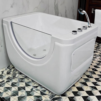 1100X850X850mm Infant Baby Portable Spa Acrylic Hydromassage Whirlpool Kids Children Bathtub NS807A