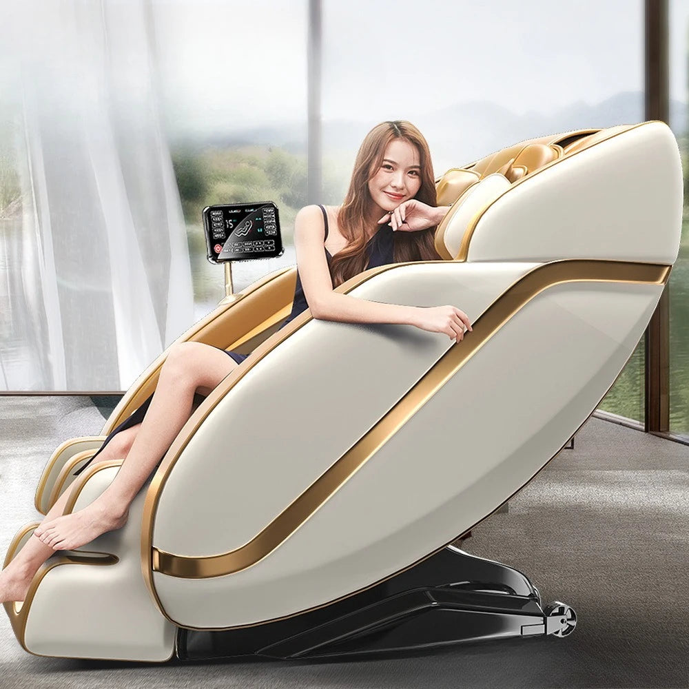Ganzkörper-Smart-Massagesofa, vollautomatisch, multifunktional, Deluxe, Zero-Gravity-Massagesessel