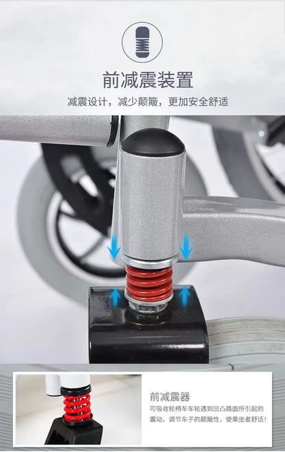 Electric wheelchair Automatic intelligent 24V electric wheelchair Special for the elderly Disabled scooter Foldable