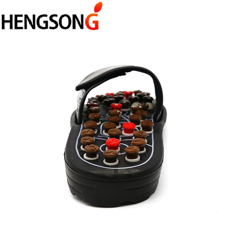 Acupoint Massage Slippers Massager Shoes For Feet Unisex Flop Health Care Rotating Feet Chinese Acupressure Home Flip