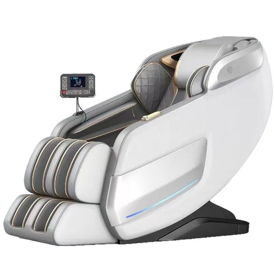 Elektrisches Sofa Luxus Shiatsu Kneten Heiztherapie Luftdruck Massage Sessel 4D Massagesessel mit Touchscreen