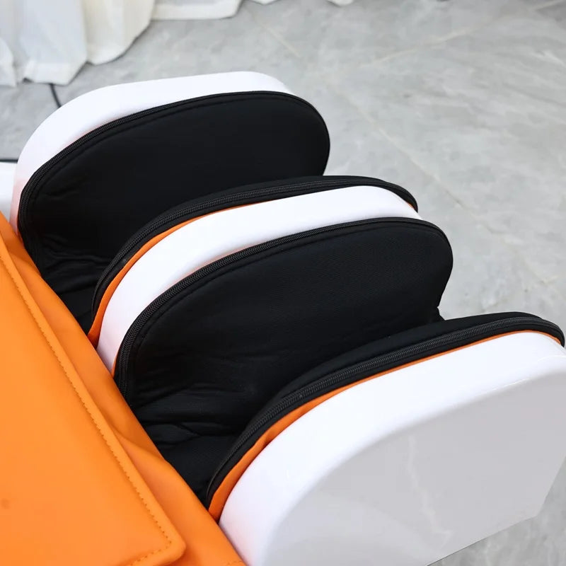 Customization Color 4D Full Body Massage Shampoo Bed Beauty Salon Hair Washing Spa Head Therapy Bed for Barbershop