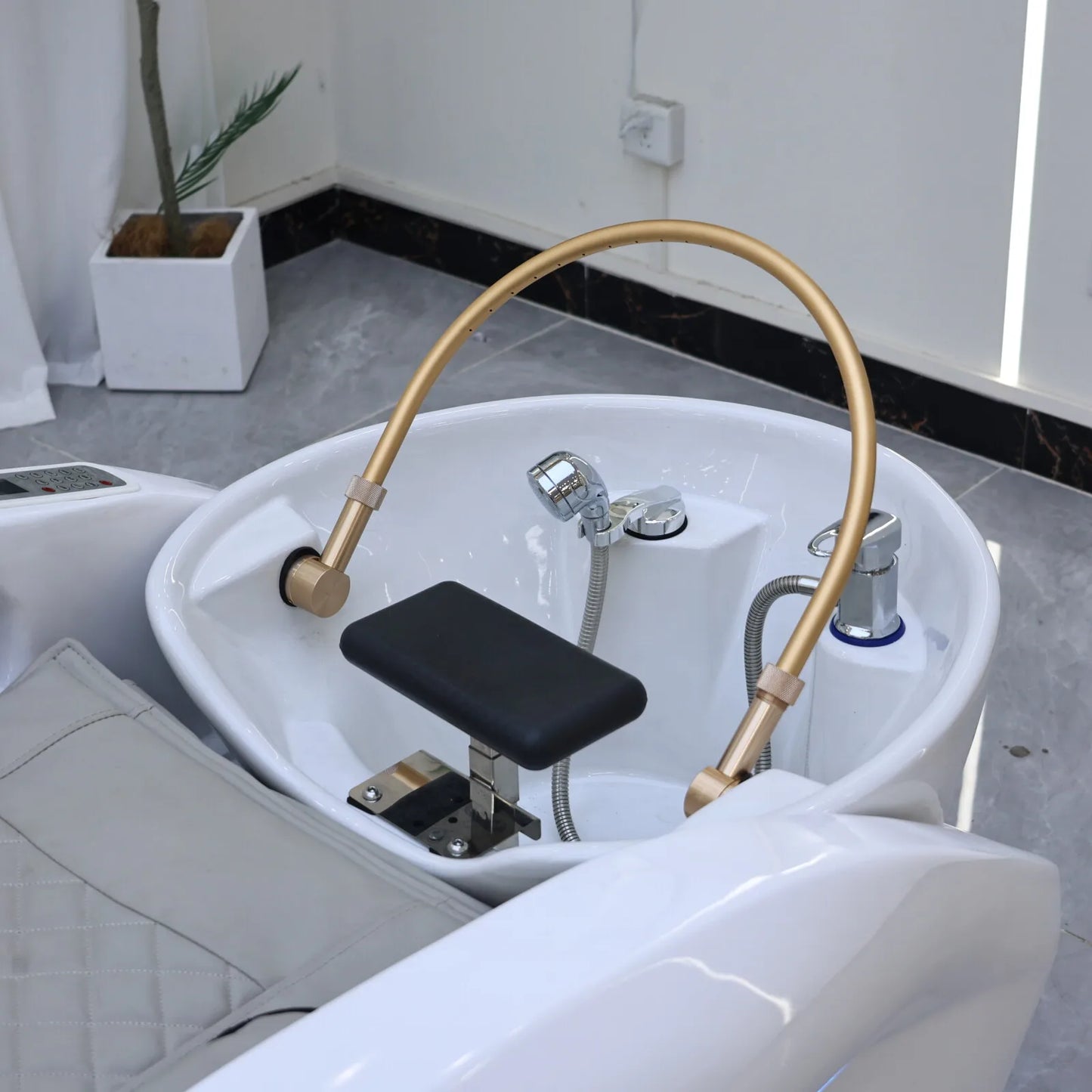 Premium automatisches Massage-Haarwaschbett | Markensalon-Shop Massagetisch | Kommerzielle Saloneinrichtung