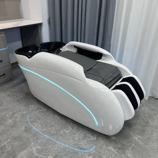 Langlebiges, multifunktionales, intelligentes elektrisches Massage-Shampoo-Bett, Friseursalon, Schönheitssalon, Friseurbett Überlegen