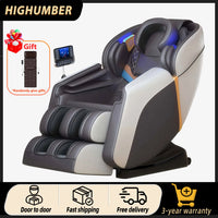 4D Ganzkörper-Massagesessel Zero Gravity Shiatsu-Massagesessel Bluetooth-Lautsprecher, Airbags, Heizung und Fußmassage