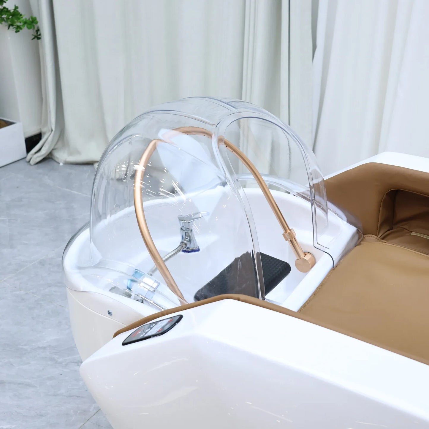 Friseur-Waschbecken für anspruchsvolle Gegenden, elektrisches Massagebett, Haarwaschbecken, Shampoo-Waschbecken, High-End-Friseursalon-Möbel