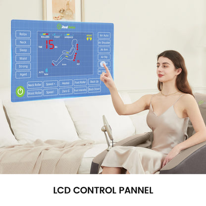 BS06New Design Remote Control Electric Luxury AI Voice Heating Full Body Home Massage Chair with Vibration and Musical Function