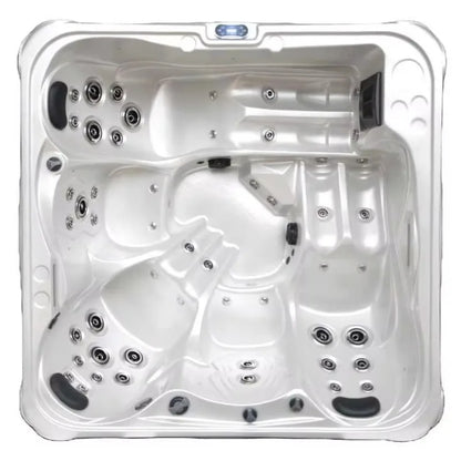 Outdoor-Whirlpool 6 Personen Familie mit Massagedüsen Badewanne Acryl-Schwimmbecken Swim Pool Jacuzzi