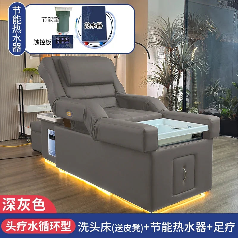 FTElectric lifting foot bath sofa integrated bed high-end shampoo foot bed