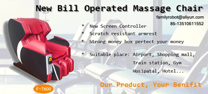 Hot sale 3d commercial vending massage chair